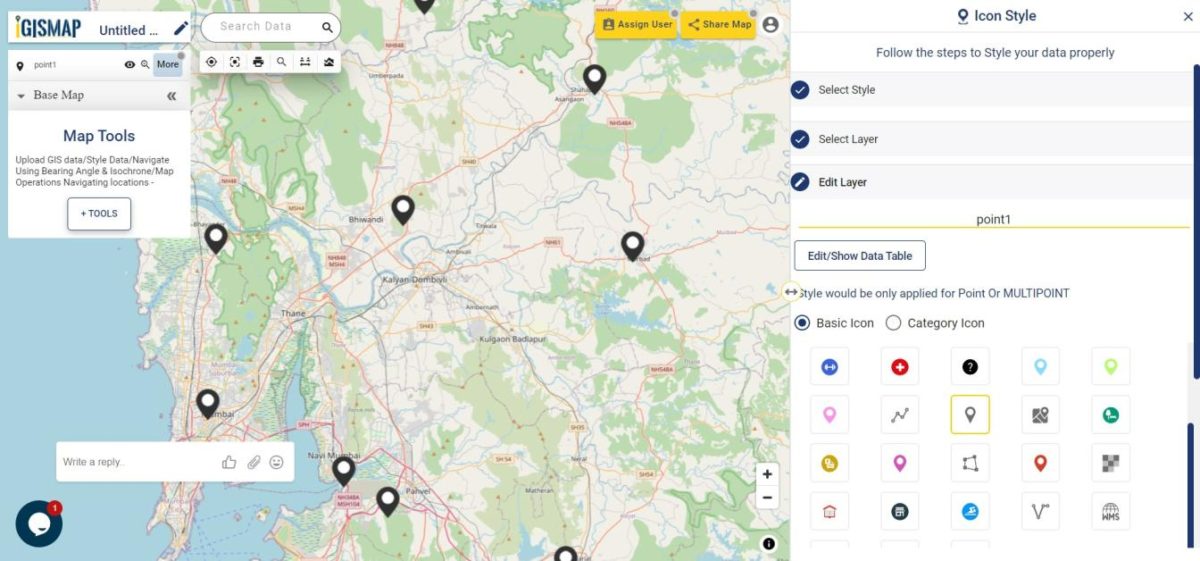 Map the locations of slums and embed the map on your website