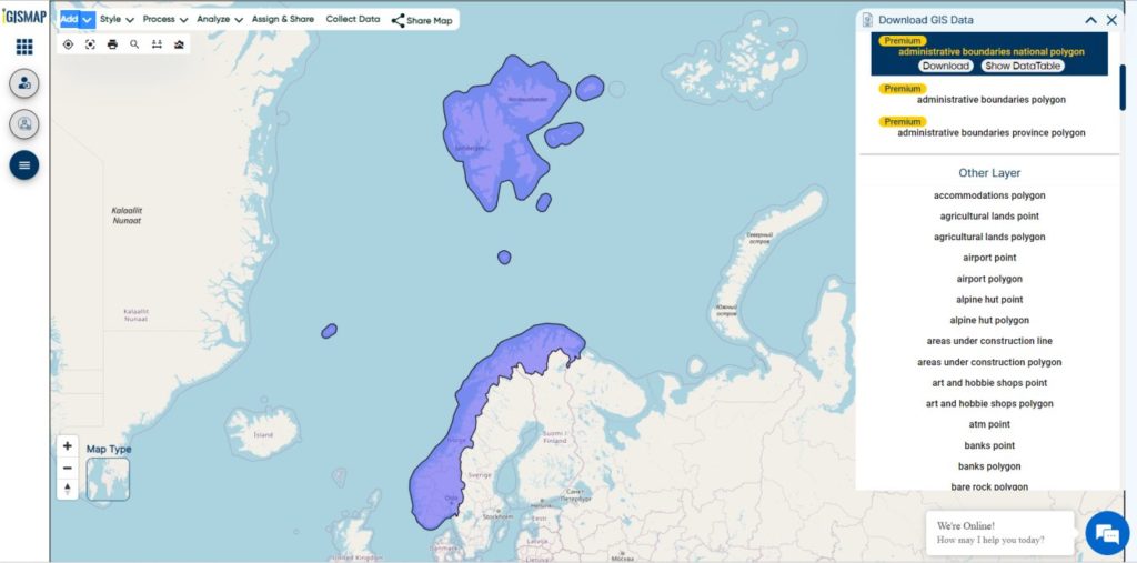 Norway National Boundary