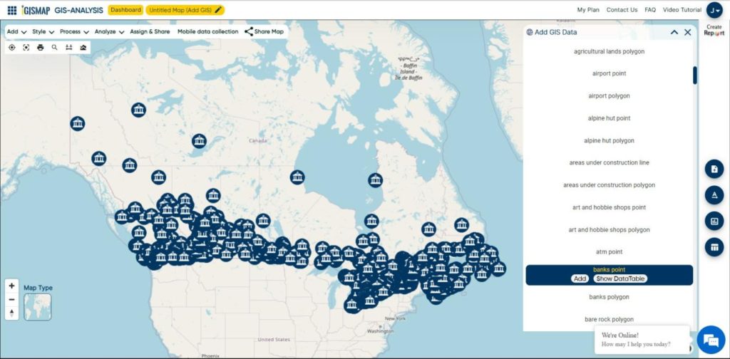 Bank Point Layer- Canada