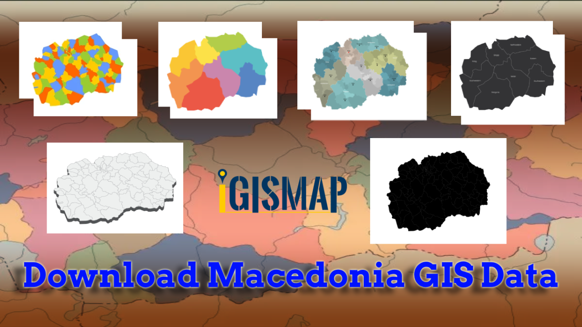 Download Macedonia Administrative Boundary Shapefiles – National , Regions , Villages and More