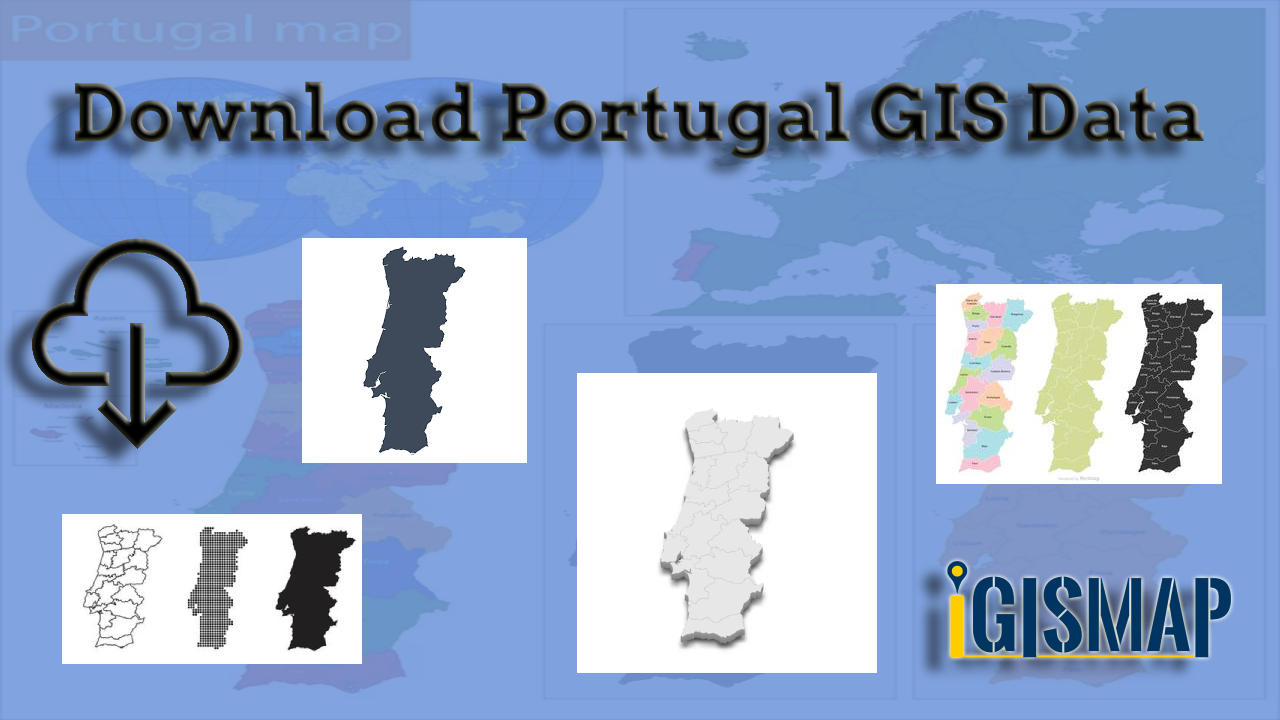 Shapefiles e dados GIS de Portugal