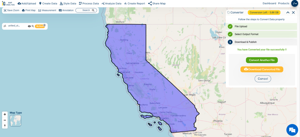Convert Shapefile to PDF