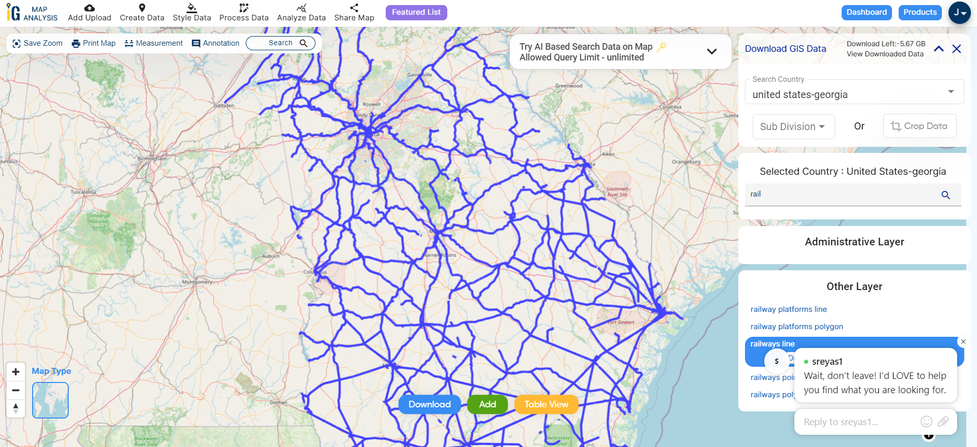 United States GIS Data shapefile, boundary, Counties