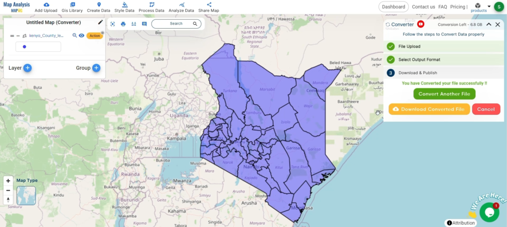 Converting KML to MIF with MAPOG