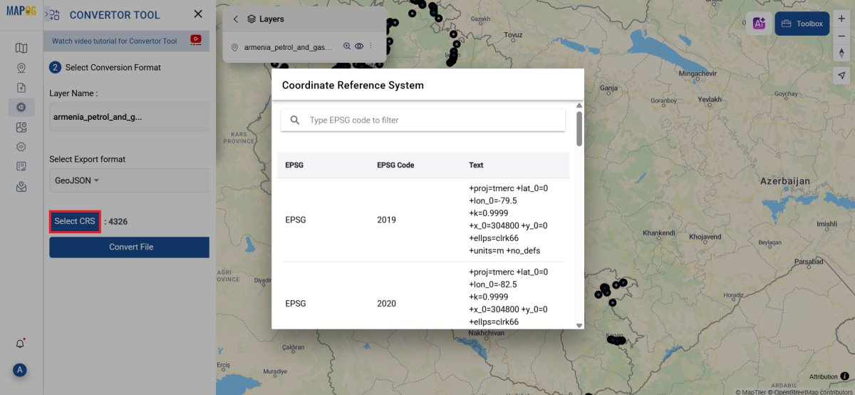 Convert GPS to GeoJSON | Online GIS Data Converter