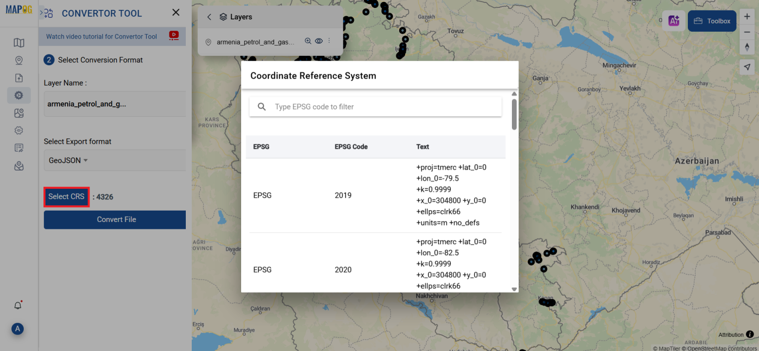 Convert GPS to GeoJSON | Online GIS Data Converter