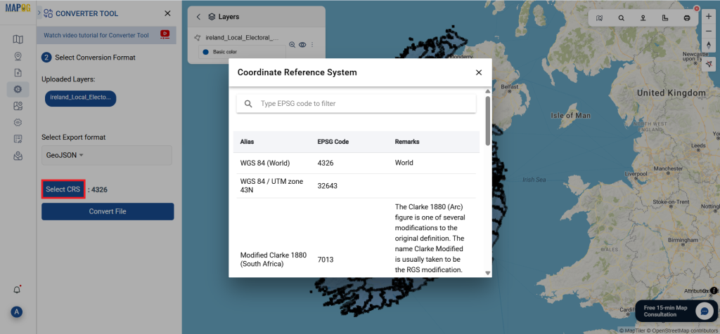 SQLITE TO GeoJSON