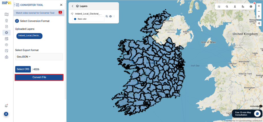SQLITE TO GeoJSON
