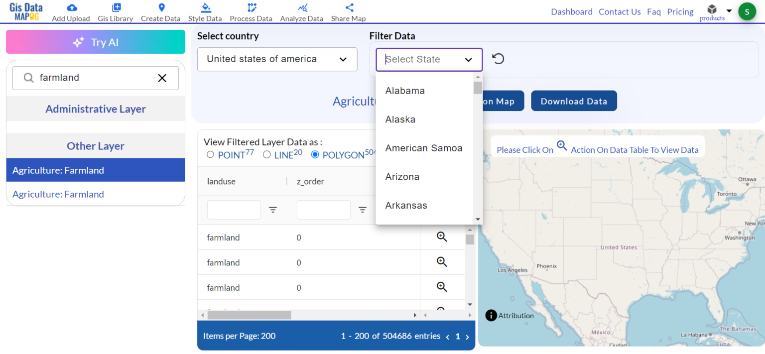 Download Farmland Data in Shapefile, KML, GeoJSON, and More – Filter ...
