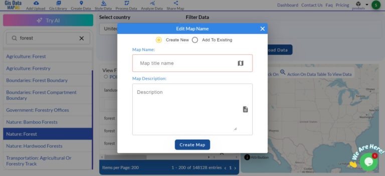 Download Forest Data in Shapefile, KML, GeoJSON, and More - Filter and ...