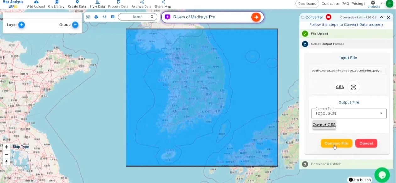 DXF to TopoJSON: Complete Guide to Online GIS Data Conversion