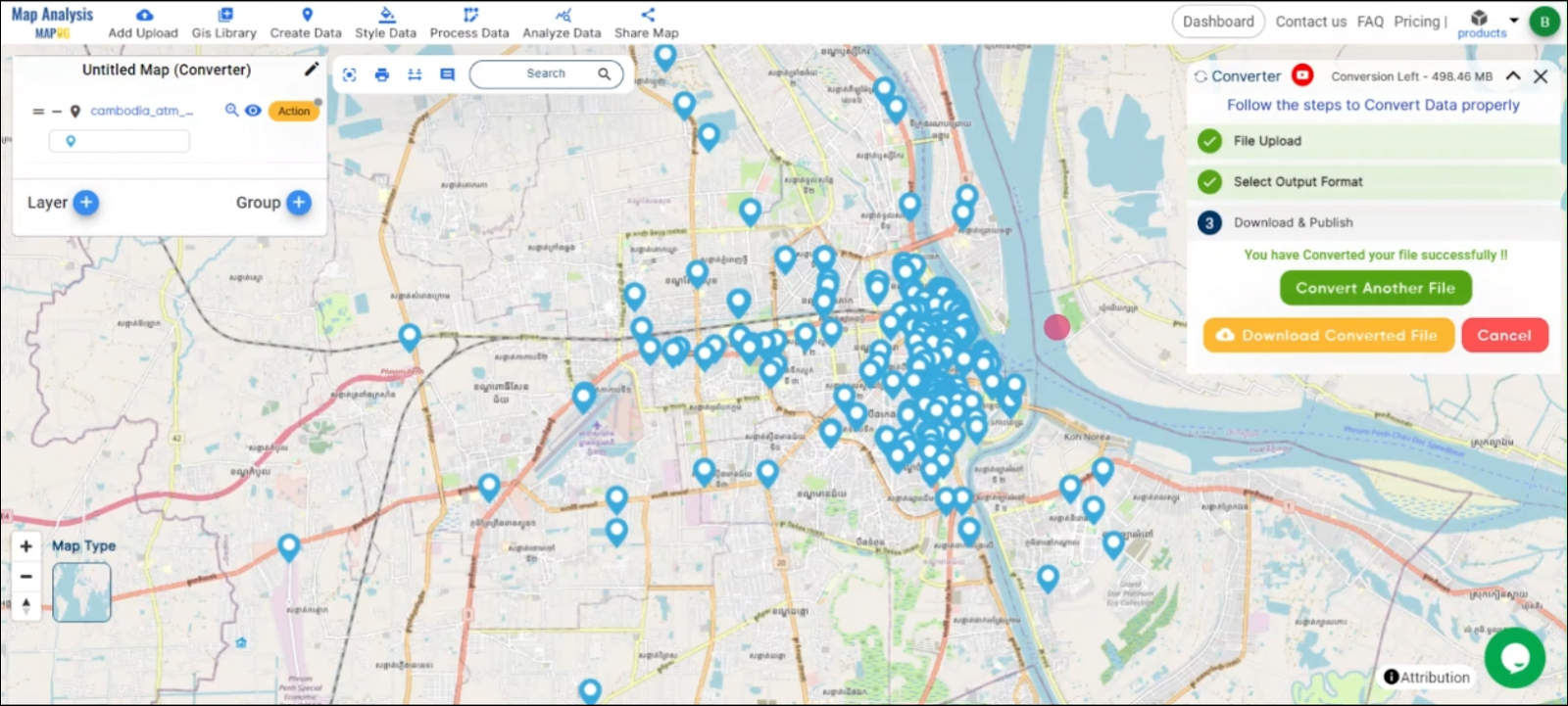Convert MAPINFO TO GPX Online