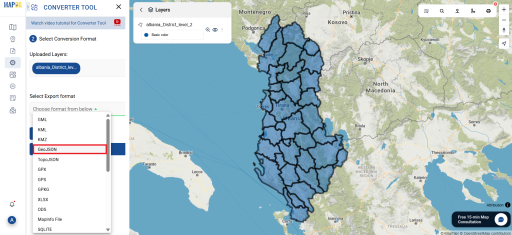 MIF to GeoJSON