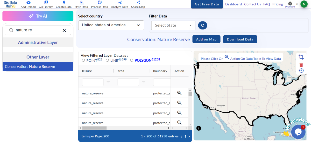 Download Nature Reserve Data in Shapefile, KML, MID +15 GIS Formats ...