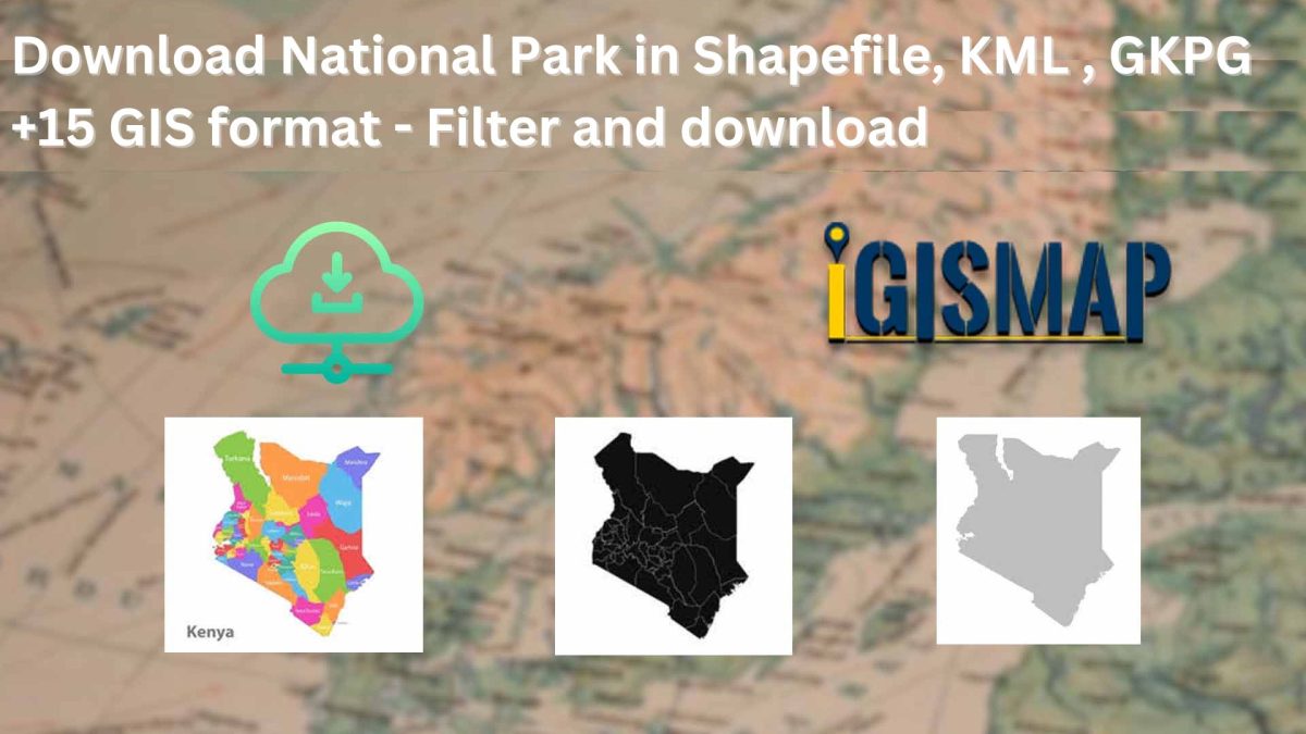 Download National Park Data in Shapefile, KML, MID +15 GIS Formats Using GIS Data by MAPOG