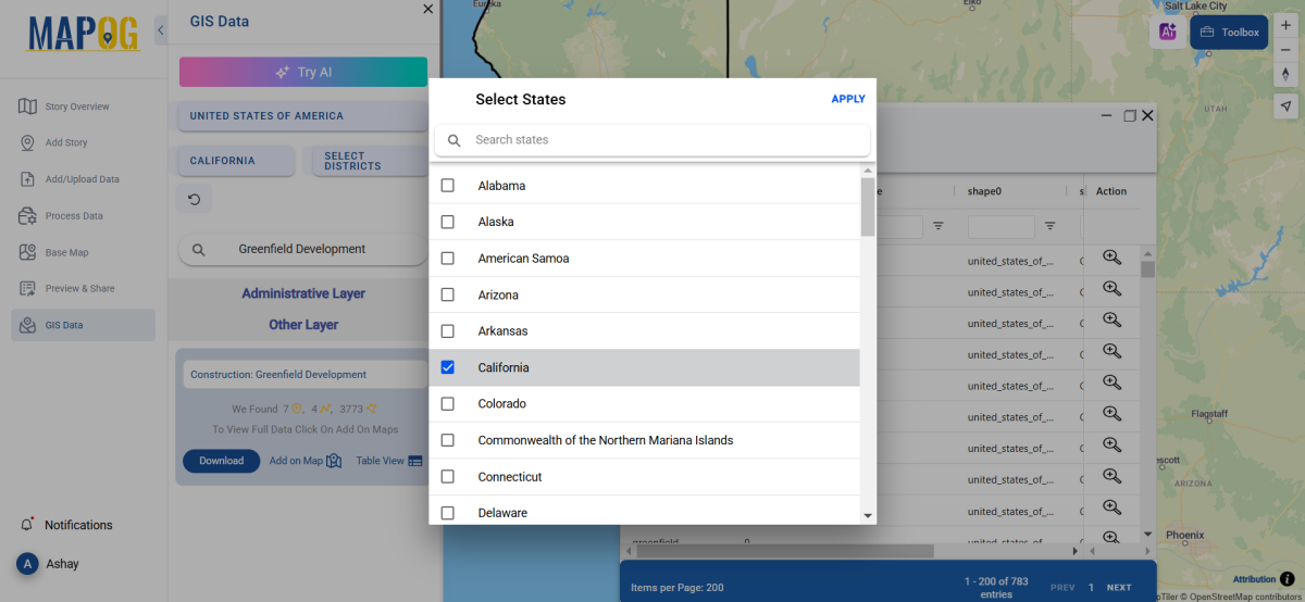 Download Greenfield Development Data in Shapefile, KML, and GeoJSON ...