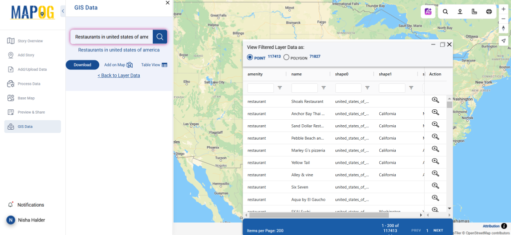 Download Restaurant Data