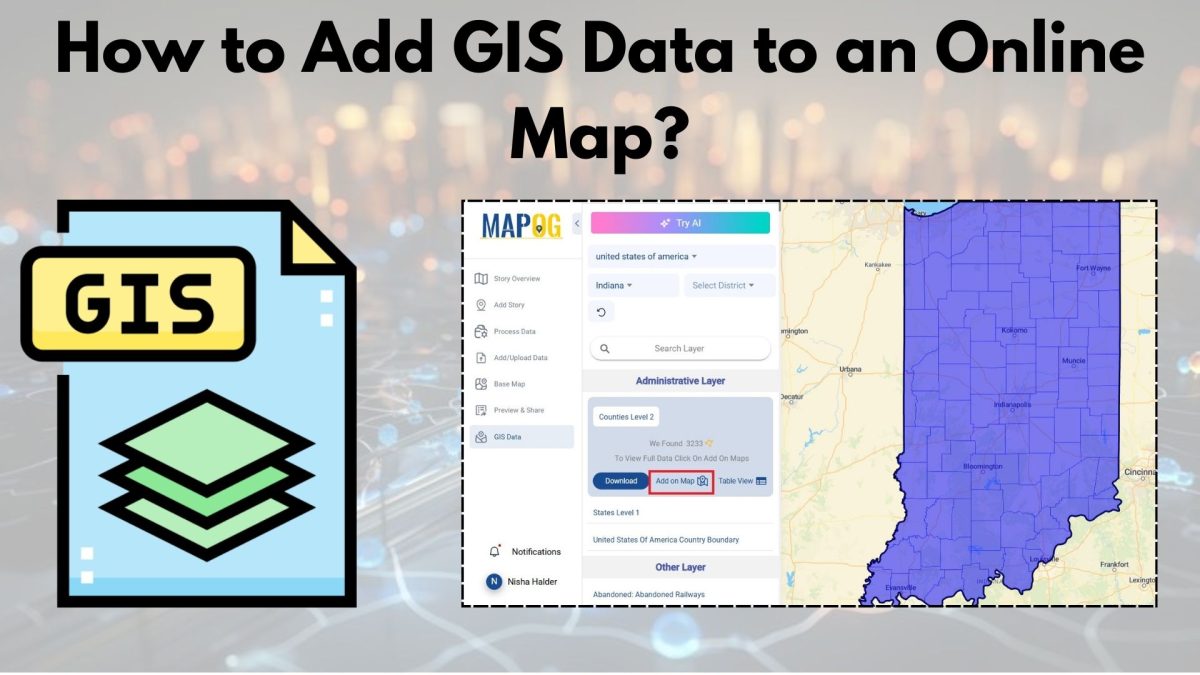 How to Add GIS Data to an Online Map?