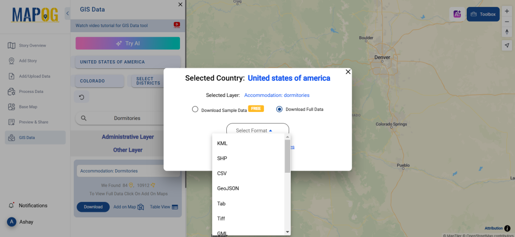 Download Dormitories Data