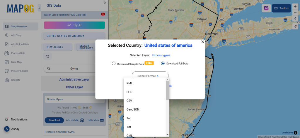 Download Gyms Data