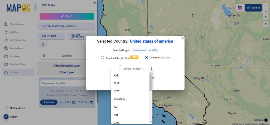 Download Landfill Data