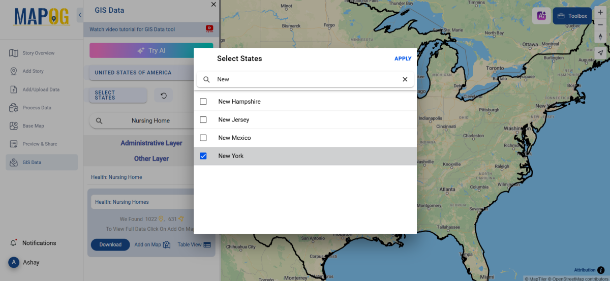 Download Nursing Home Data in Shapefile, KML, MID +15 GIS Formats