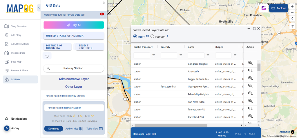 Download Railway Station Data
