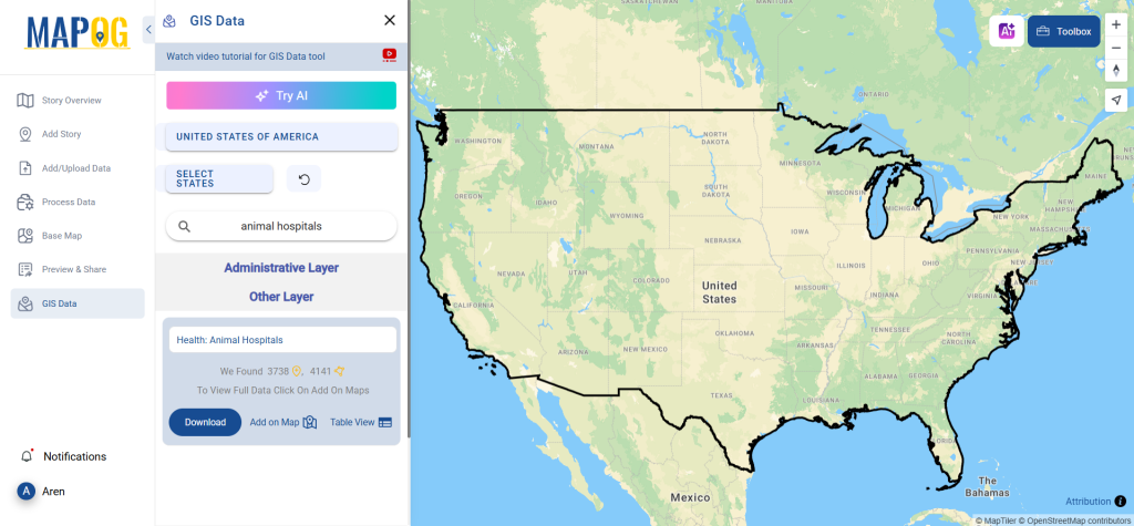 Download Animal Hospitals Data