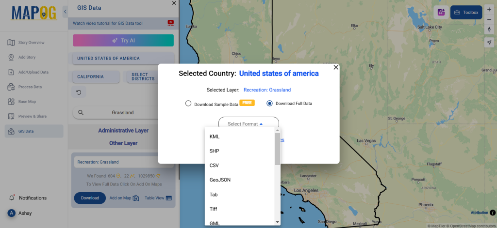 Download Grassland Data