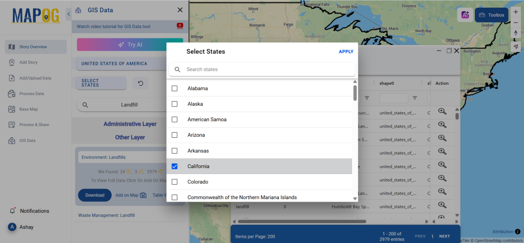 Download Landfill Data