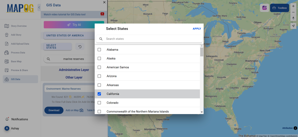 Download Marine Reserves Data