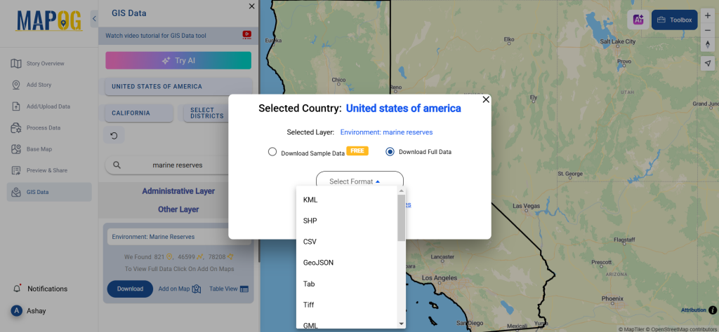 Download Marine Reserves Data
