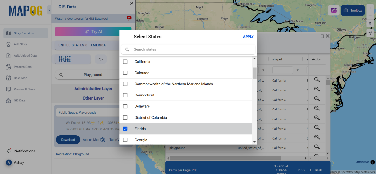 Download Playground Data in Shapefile, KML, MID & More GIS Formats