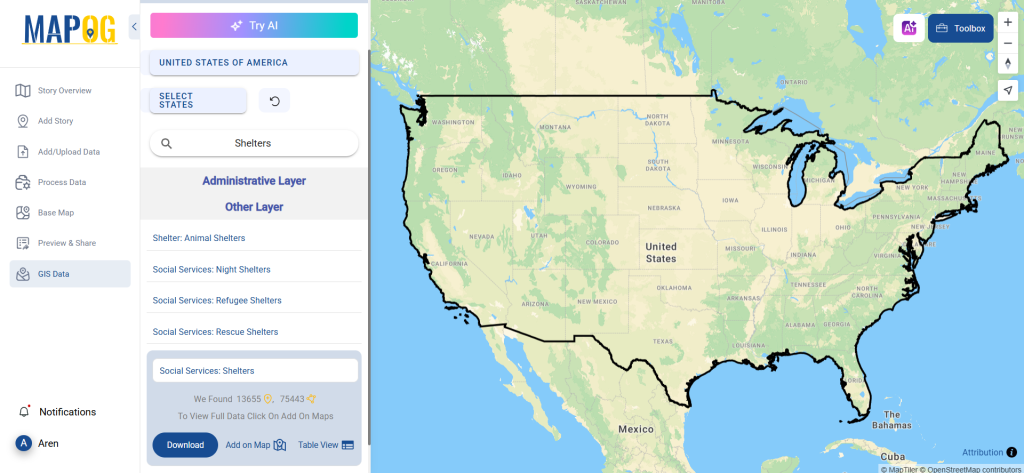 Download Shelters Data