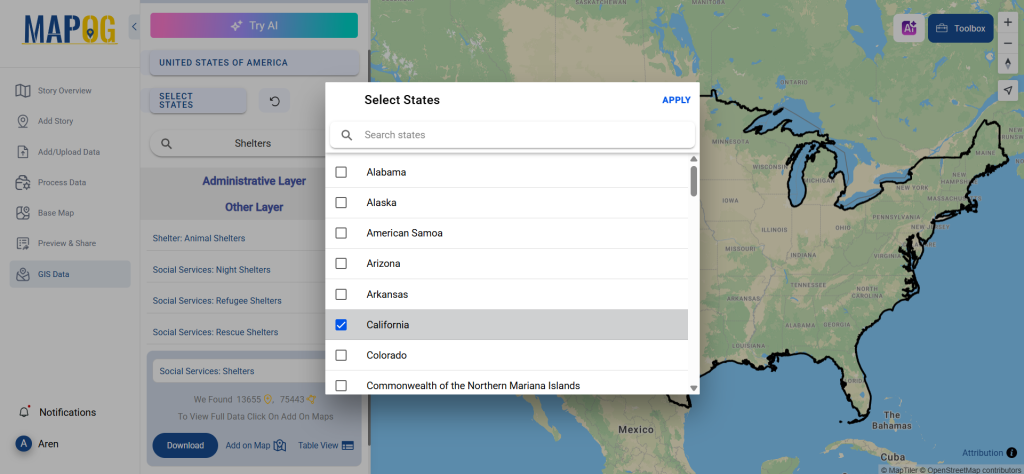 Download Shelters Data