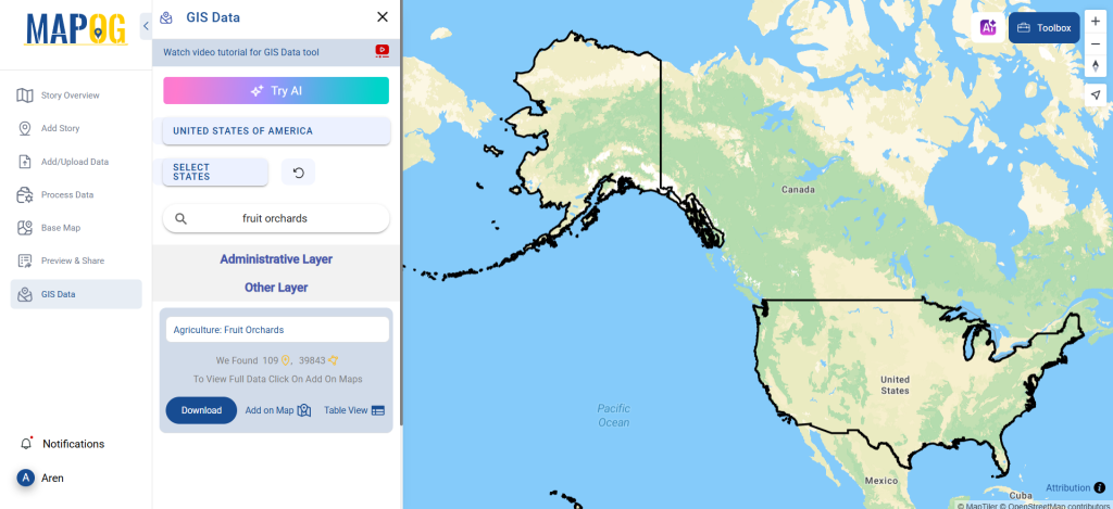 Download Fruit Orchards Data