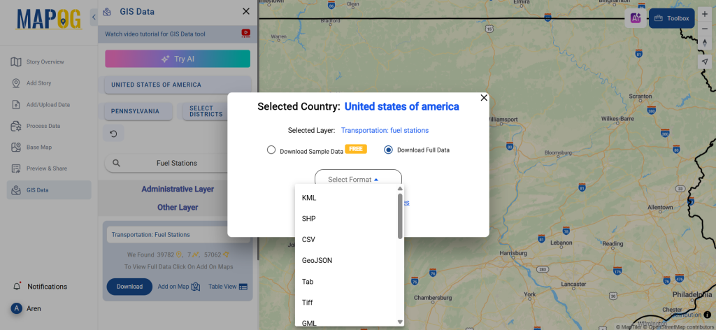 Download Fuel Stations Data
