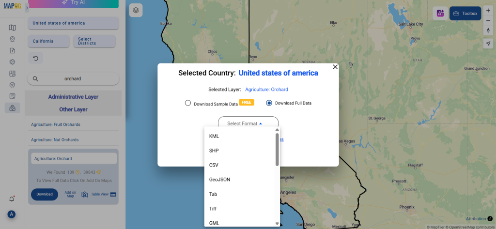 Download Orchard Data