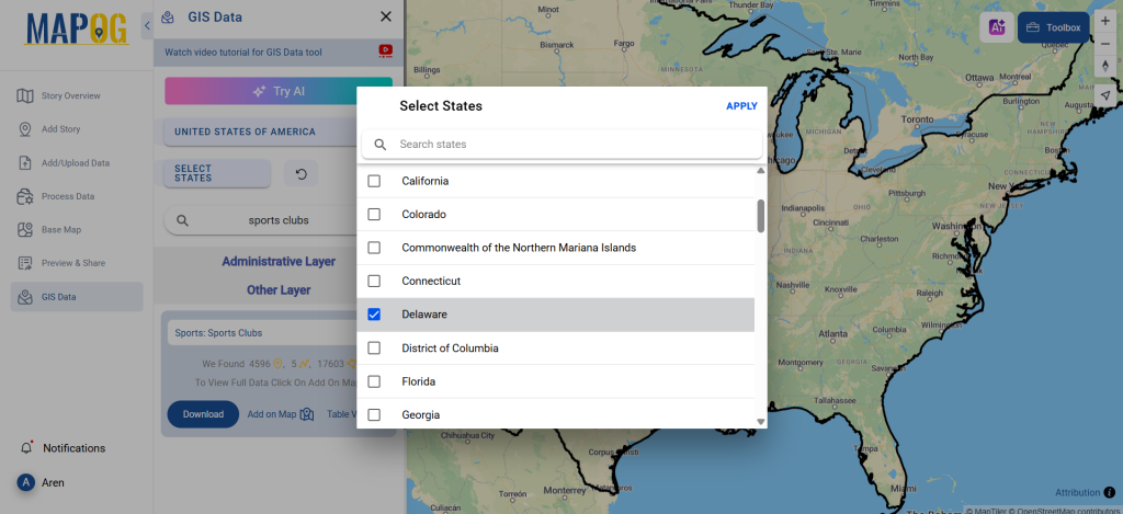 Download Sports Club Data