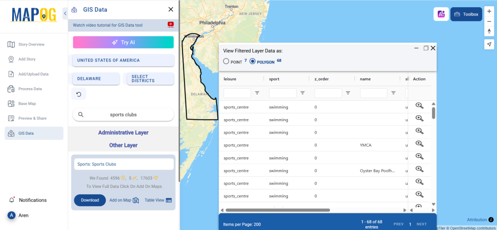 Download Sports Club Data
