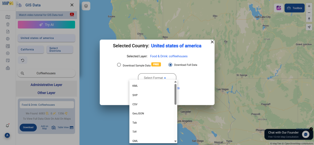 Download Coffeehouses Data