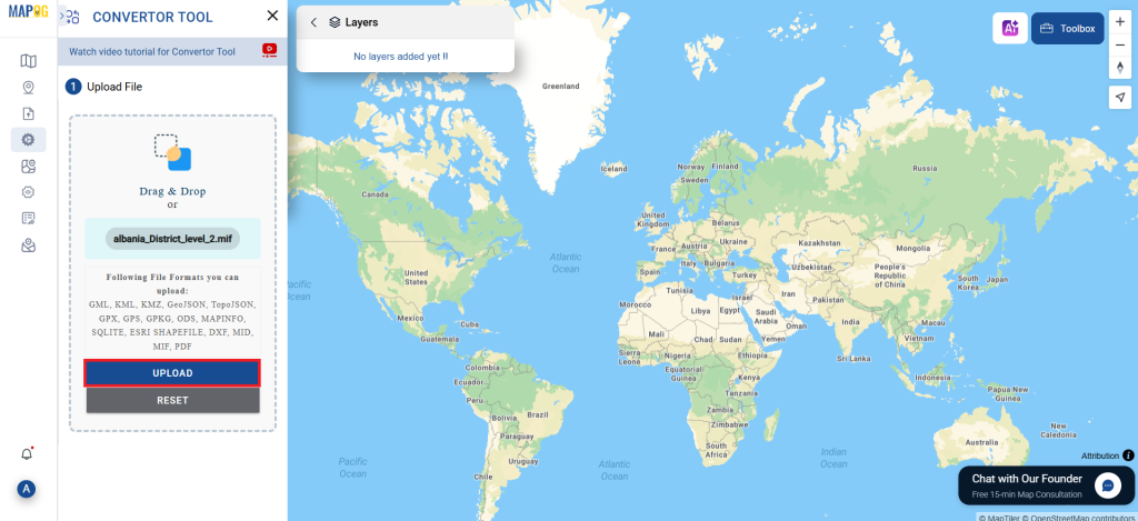 MIF to ESRI Shapefile