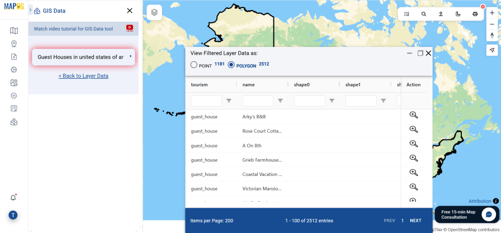Download Guest Houses Data