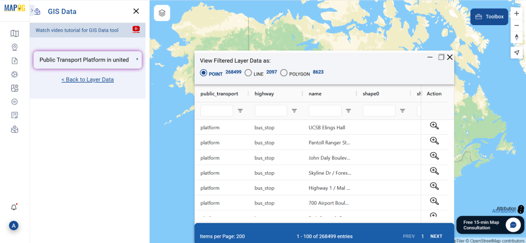 Download Public Transport Platform Data