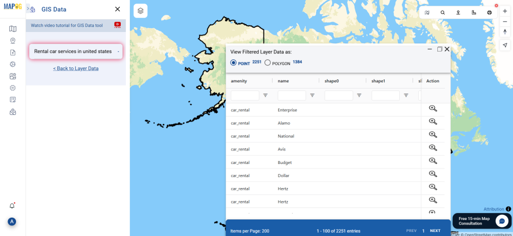 Download Rental Car Services Data
