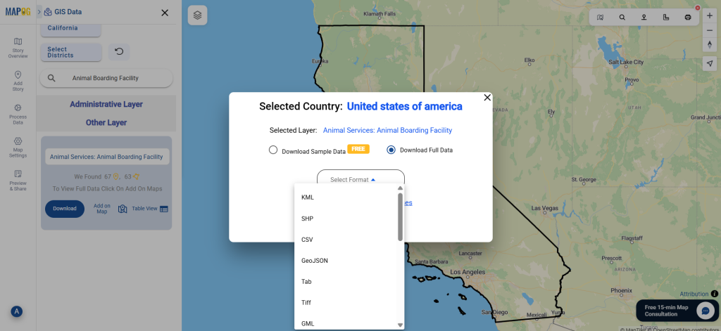 Download Animal Boarding Facility Data