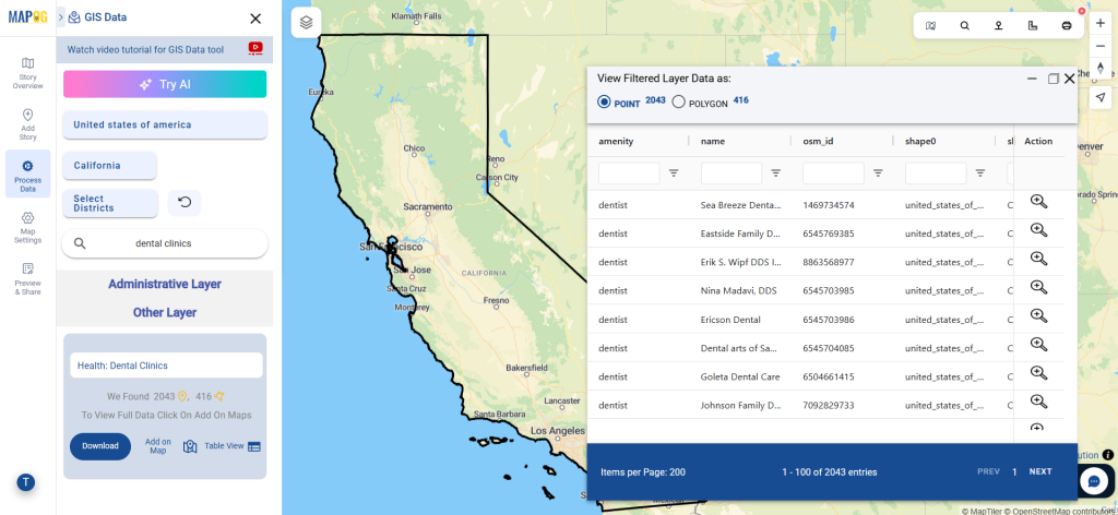 Download Dental Clinics Data