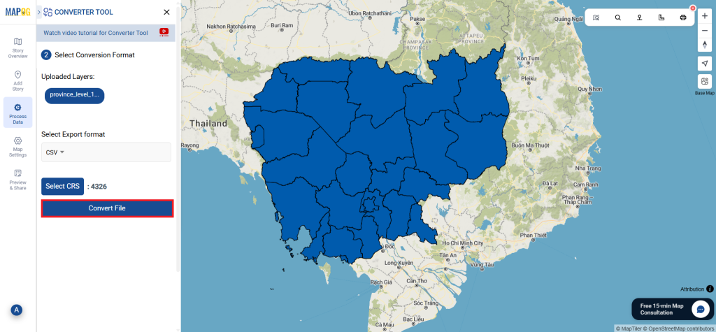 MAPINFO TO CSV