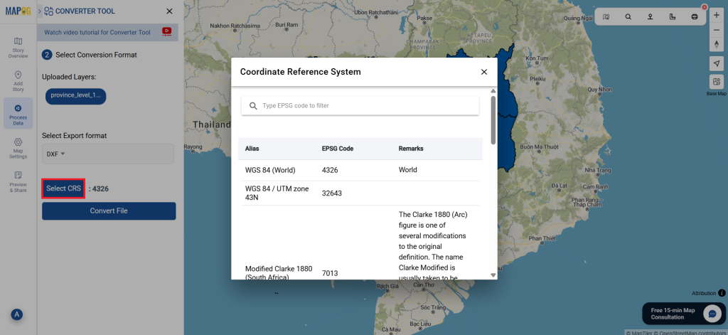 MapInfo Files to DXF
