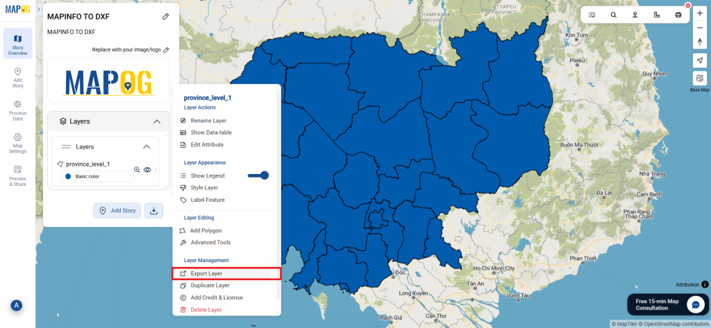 MapInfo Files to DXF